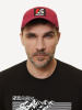 Бейсболка BASK Sun Hat LOGO (Унисекс; one size; Бордовый свтл)